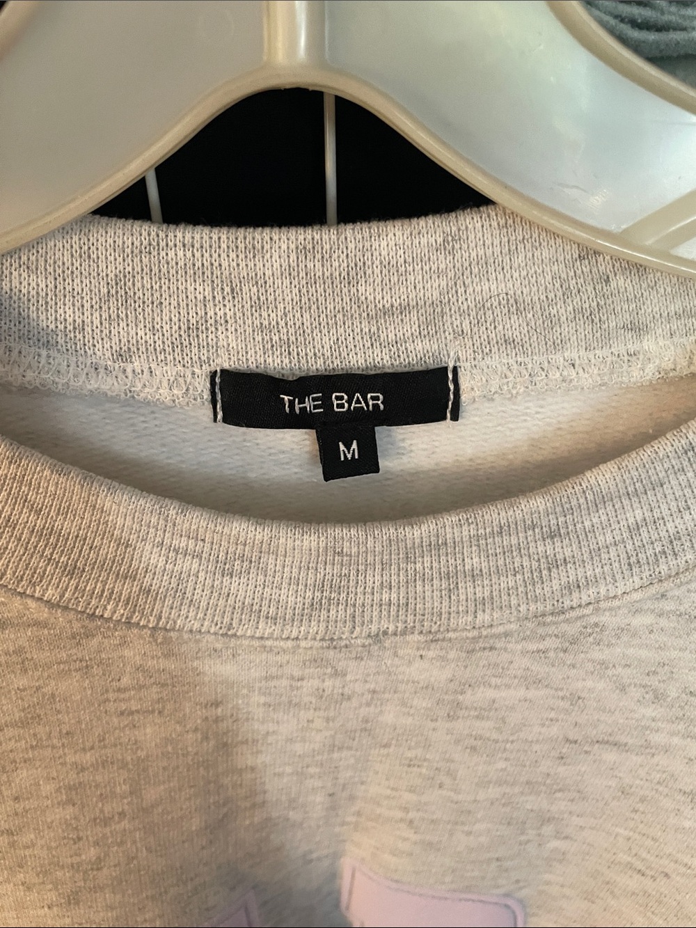 The Bar sweatshirt with pastel ombré colors. - Picture 3 of 4